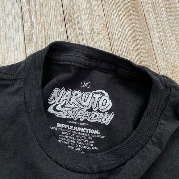 Naruto Shippuden Chibi Sasuke Hatake T-Shirt Size M Graphic Print Anime Manga 1 - Picture 10 of 11